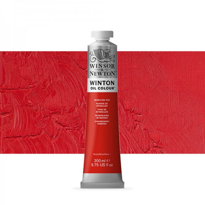 

CAT MINYAK WINTON OIL COLOUR 200 ML VERMILION HUE WINSOR & NEWTON