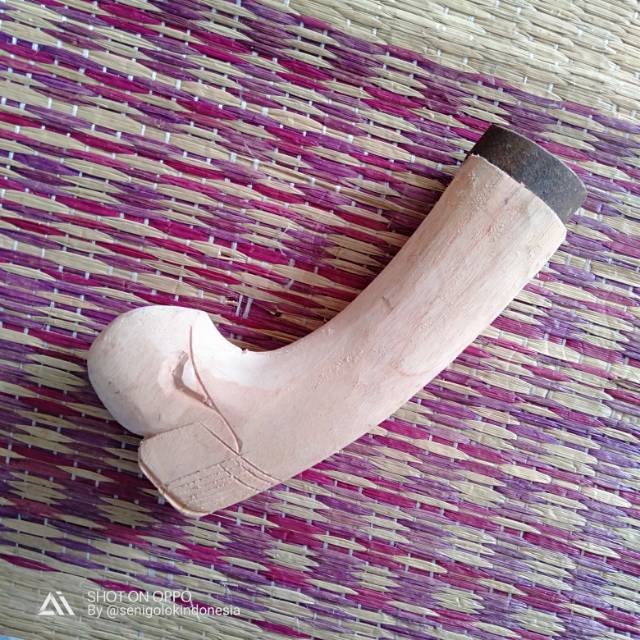 Gagang bedog golok kayu mahoni terlaris termurah