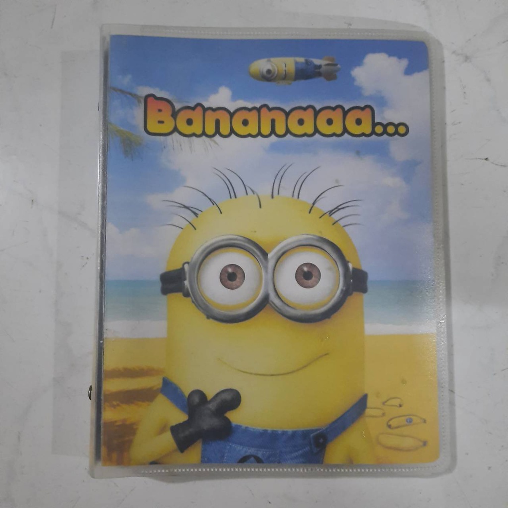 

Binder File A5 polos transparant gambar minion Ring 20 bekas