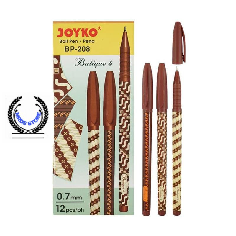 

Pulpen Batique 4 Joyko [BP-208/1 pcs] / Ballpoint Pena Pen [0.7 mm]