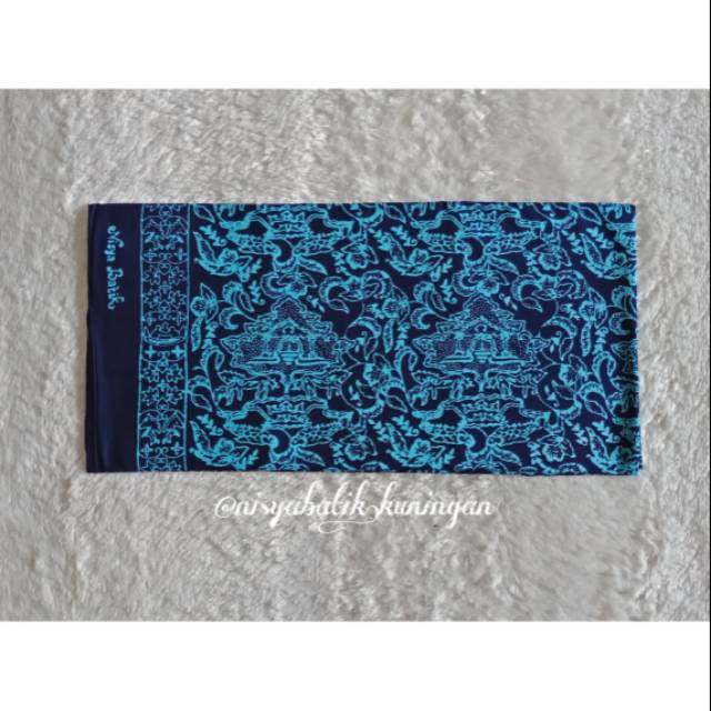 NISYA BATIK - Kain Batik Cap Motif Gedung Naskah Ukuran 200 x 108 cm