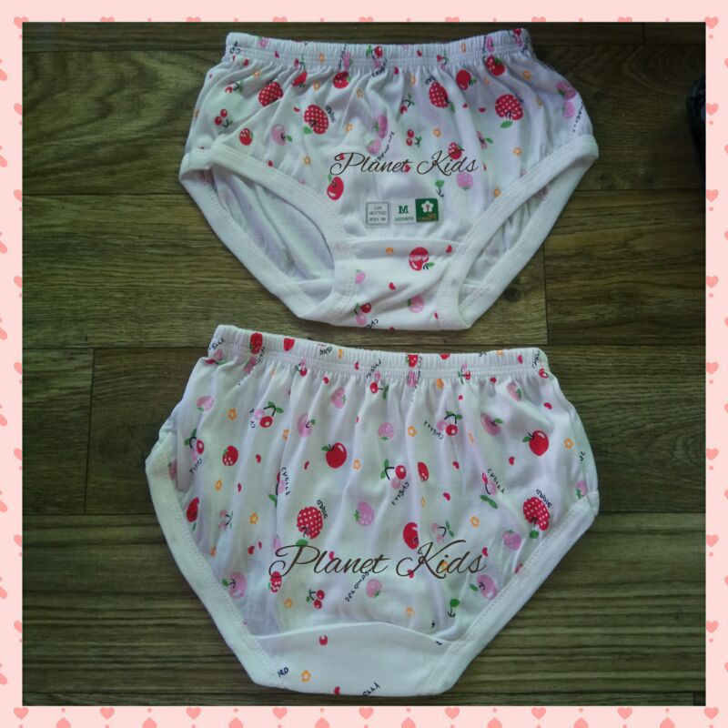 12PCS CELANA DALAM ANAK CEWEK PLUM 565