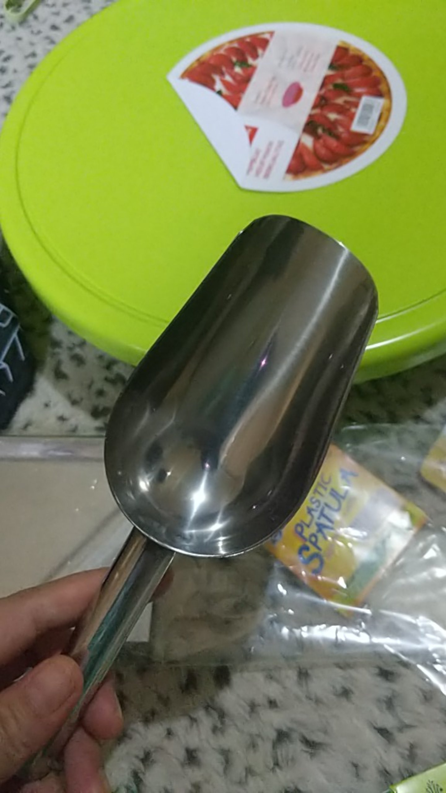 Scoop Sedok Sekop Serok Stainless Steel - Kecil (5cm)