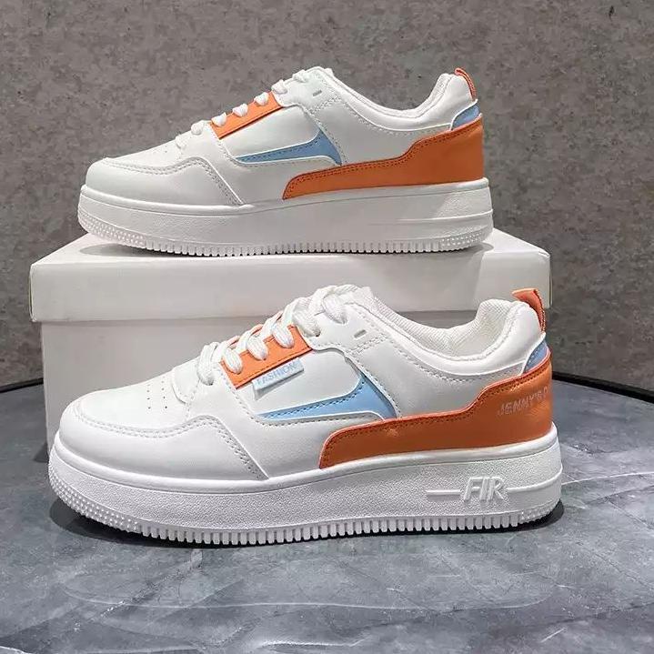 Siap order Sepatu Sneakers 2022 Sepatu Wanita Korea Sepatu Putih SH01 [KODE28]