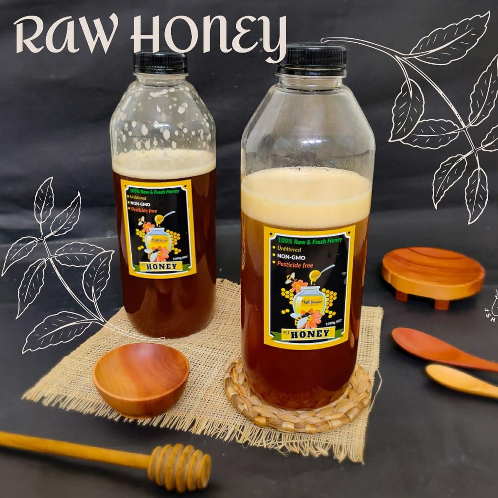 

Raw Honey Madu asli tanpa proses uk 1 kg