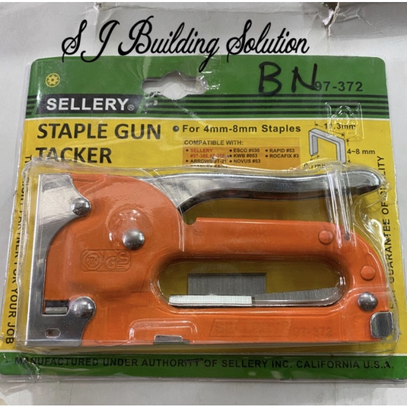 

Staple Gun Tacker Staples Besi Stapler Hekter SELLERY Bagus