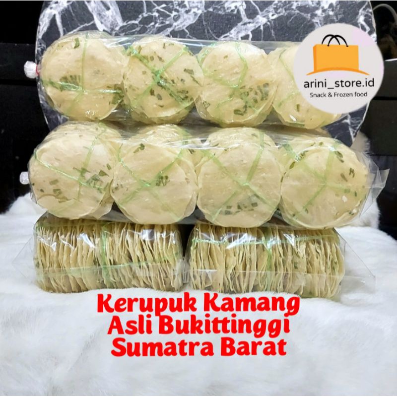

(PRODUSEN) KERUPUK KAMANG / SINGKONG ASLI BUKITTINGGI LEBAR 7CM (HARGA 1 PACK) (TANPA PENGAWET MSG)