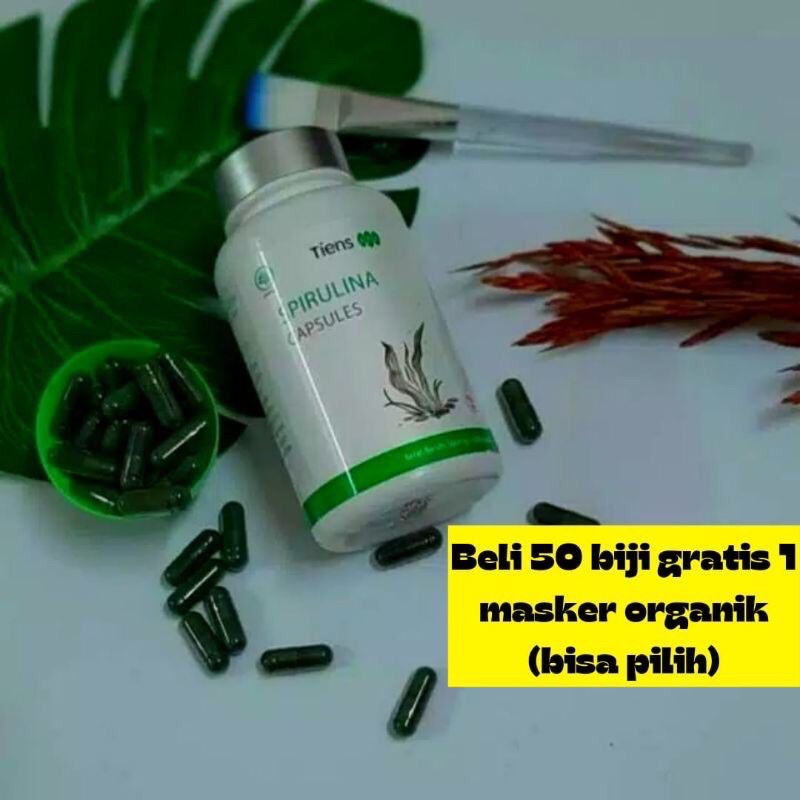 Masker Spirulina Tiens|Spirulina Tiens Perbiji Original 100%
