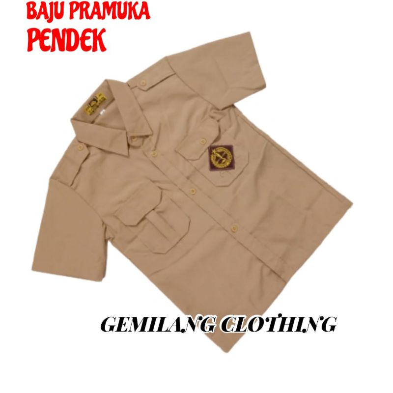 SERAGAM SEKOLAH PRAMUKA LAKI // SET LENGKAP SERAGAM PRAMUKA ANAK LAKI-LAKI USIA 7 SAMPAI 14 TAHUN //GEMILANG CLOTHING