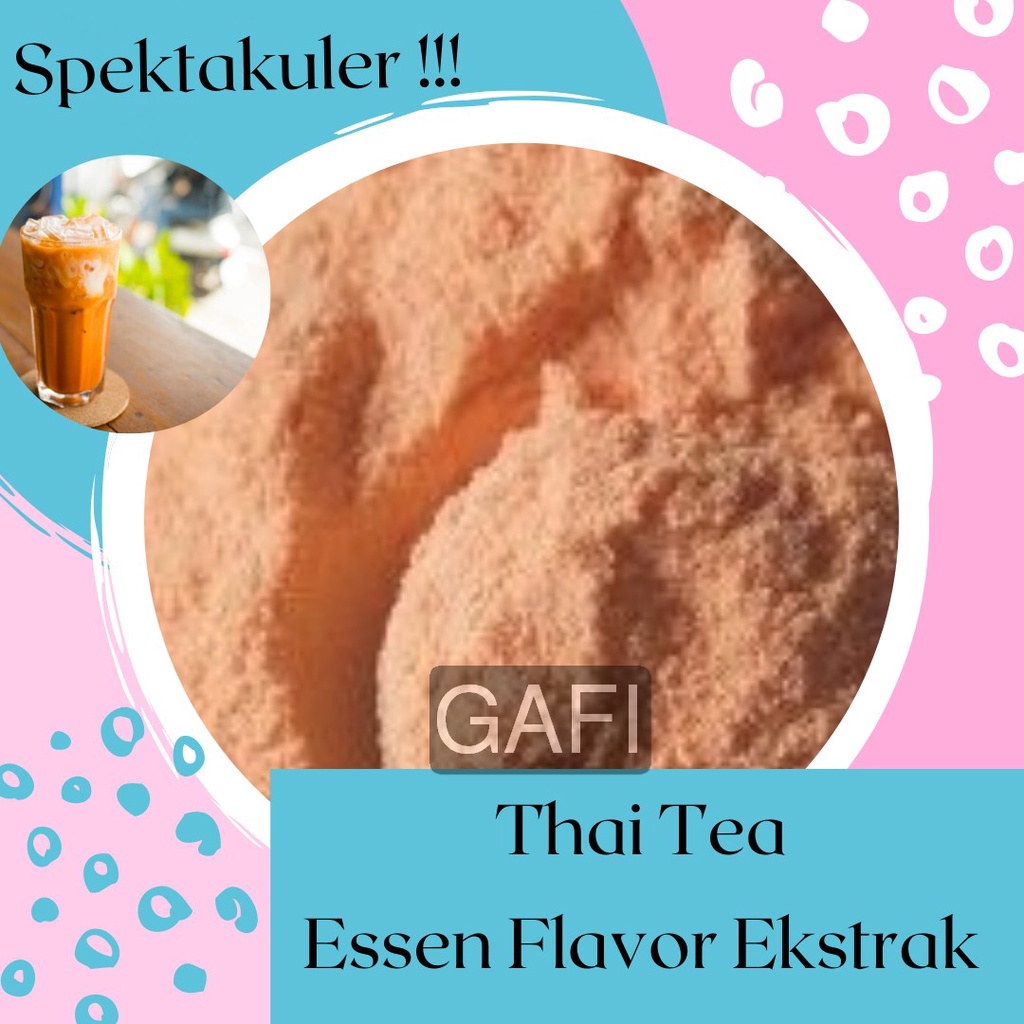 

Bubuk Essen Thai Tea 1/2Kg Tepung Essen Flavor Ekstrak Thai Tea Powder 500Gr Murah Premium Aneka Instan Asli Enak Terbaik Essence Flavour Extract Halal Murni Original No Sugar No Creamer Pabrik Grosir Agen Distributor Toko Reseller Open