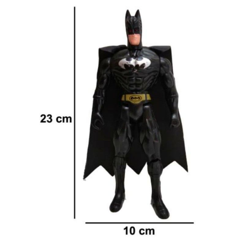 Robot action figure Batman nyala