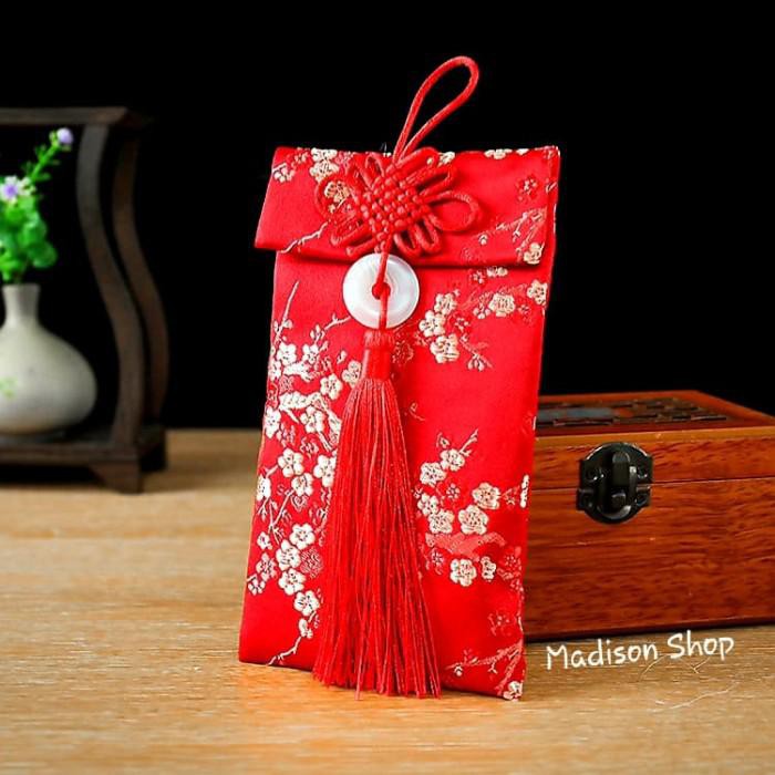

Dompet Angpao Kain Sangjit Angpao Kawin Shuangshi Kado Imlek Murah