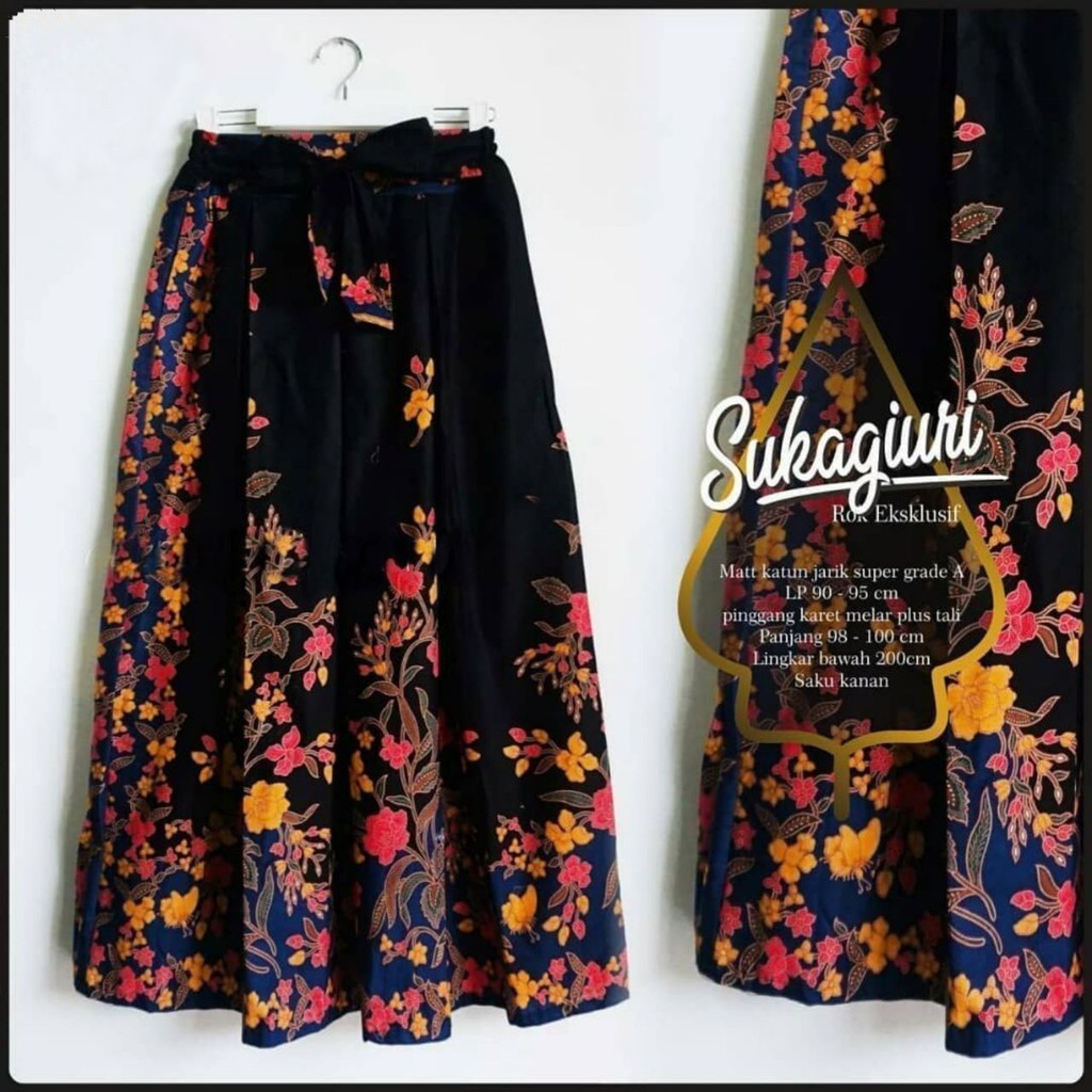 Rok Batik Original Grade A Garansi Produk Rejek Uang Kembali Abadi Batik Bahan Unggul Jaya-Sukagiuri