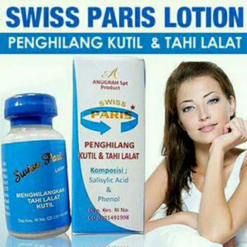 Obat kutil penghilang kutil tahi lalat Swiss Paris lotion