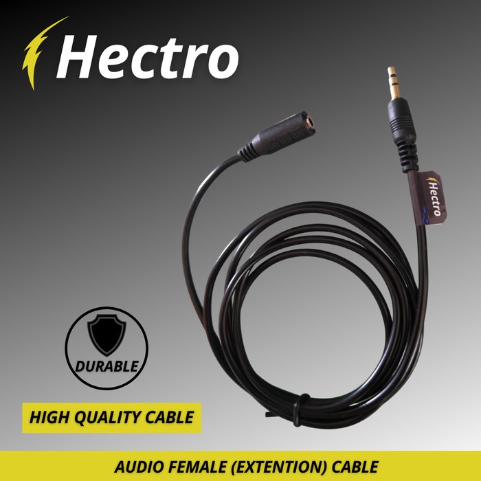 HECTRO Kabel Perpanjangan Audio MALE - FEMALE (EXTENTION) -Gold Plated