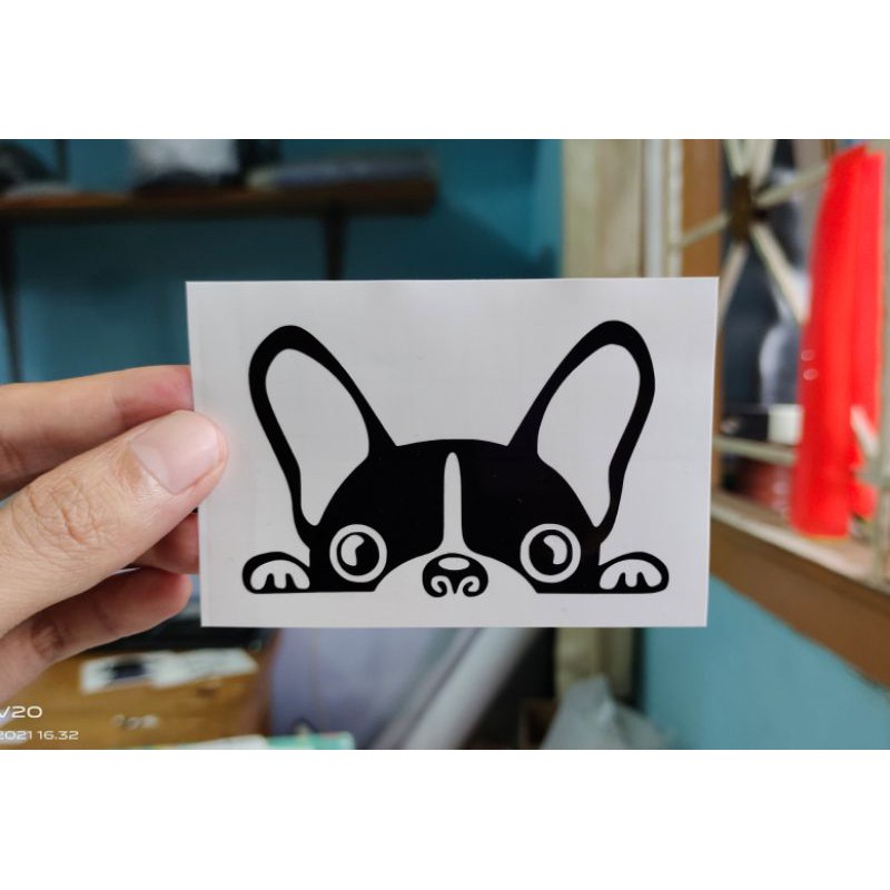 

stiker dog custom cutting stiker murah