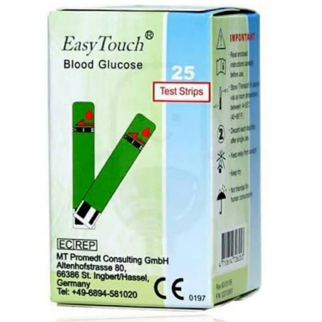 

STRIP GLUCOSE EASY TOUCH ISI 25