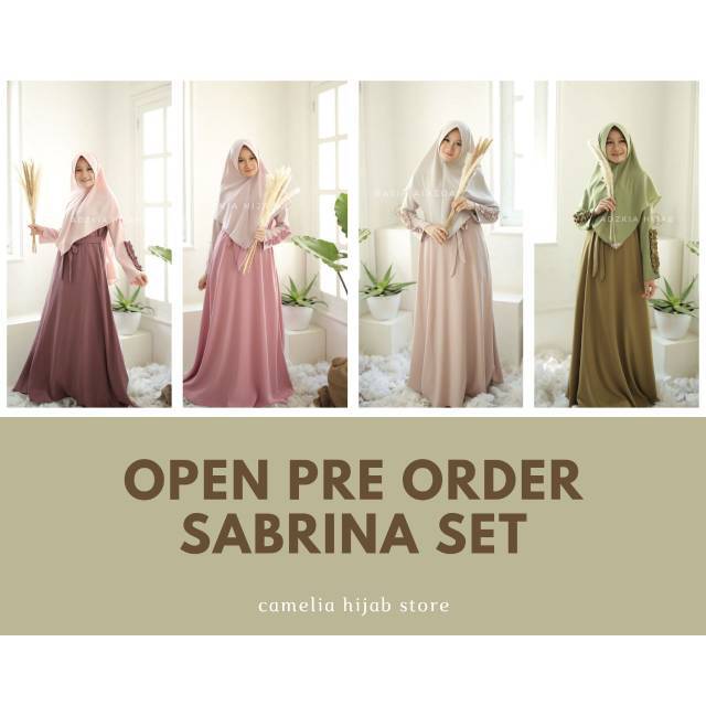 PO Gamis Sabrina by Adzkia Hijab Syar'i