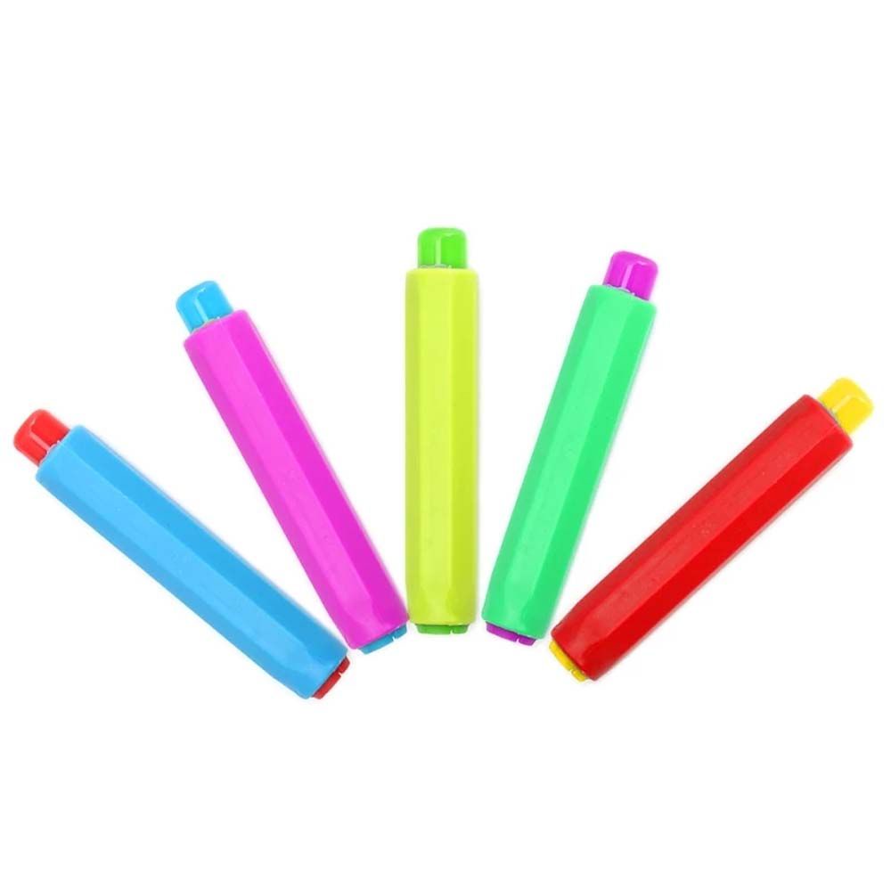 ELEGANT Stationery Chalk Holder Offuce Chalk Accessories Chalk Clip 5pcs Clean Teaching Hold Teaching On Chalkboard School Supplies Education Tool Healthy Non-toxic/Multicolor