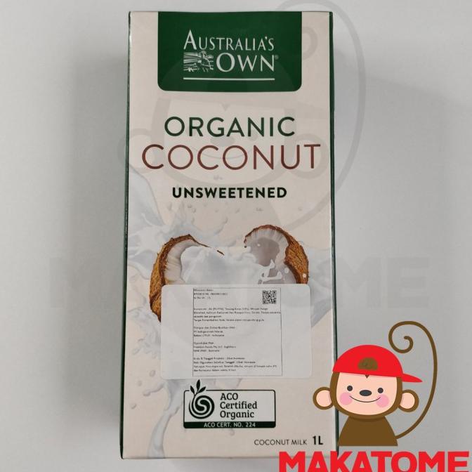 

Big Sale Australia s Own Organic Coconut Milk Unsweetened 1 Liter 1L L 1000ml Big Sale