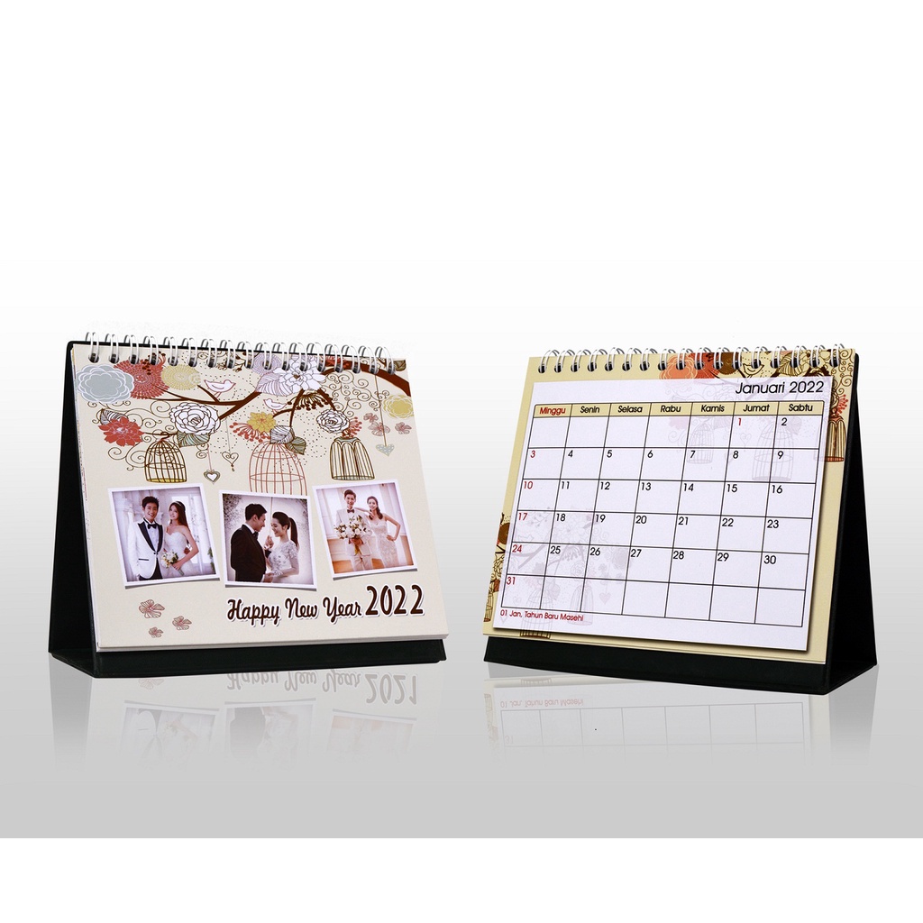 Kalender Duduk Custom