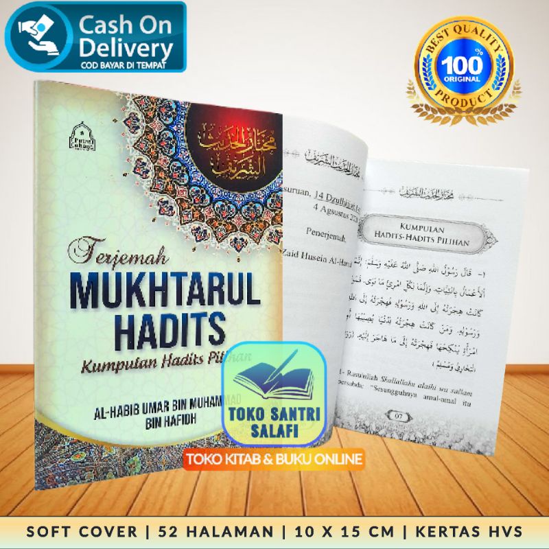 Terjemah MUKHTARUL HADITS AL HABIB UMAR BIN HAFIDZ Kumpulan Hadits Hadits Pilihan Terjemah Mukhtarul