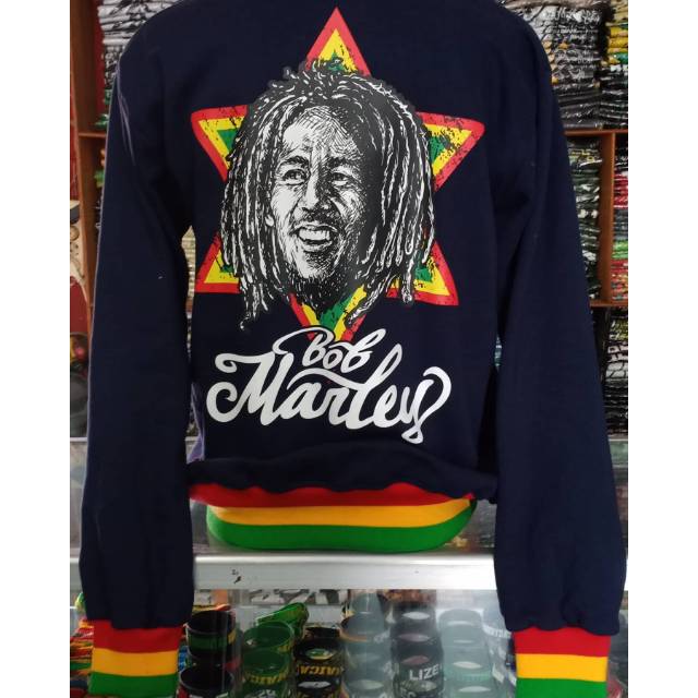 Sweater jaket Bob Marley reggae reggae rasta  jamaika