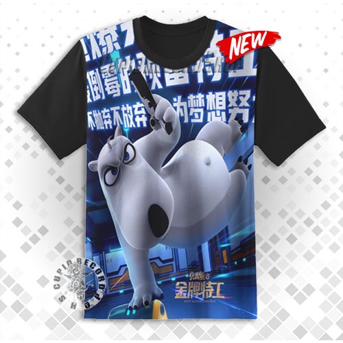 Kaos Anak Anime Bacckom Bear Kaos Anak Anime Bacckom Bear -3D - V4 - Baju Bacckom Bear Kaos Anak Baj