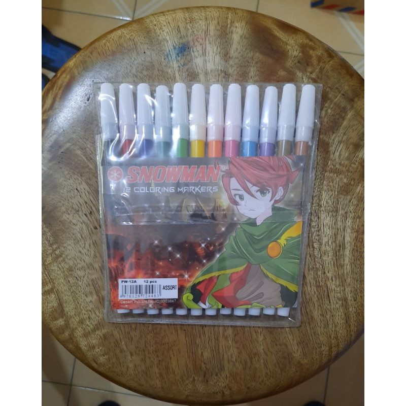 

Spidol warna snowman
