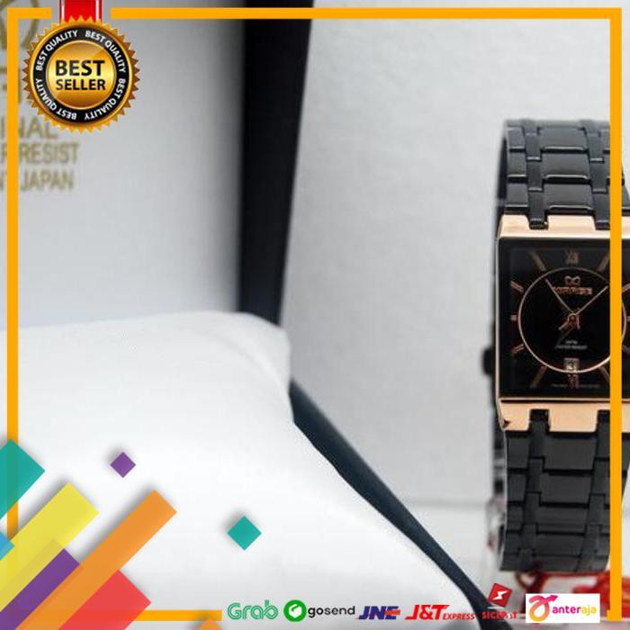 HOT DEAL.. MIRAGE JAM TANGAN WANITA 7908L COMB BLACK/ROSEGOLD ..TERLARIS