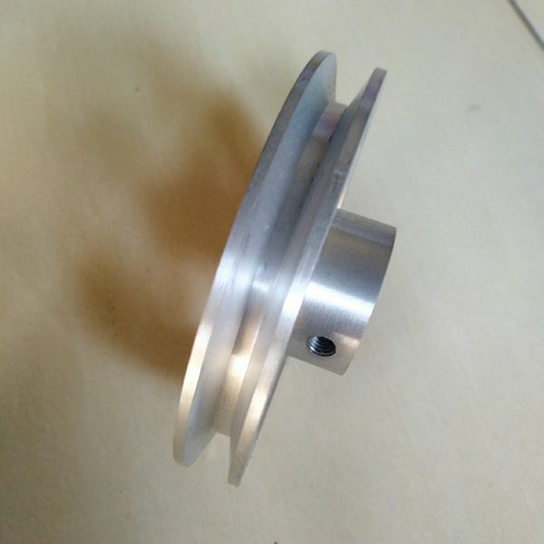 Pulley puli A1 - 5 inch as 9 mm pully alumunium
