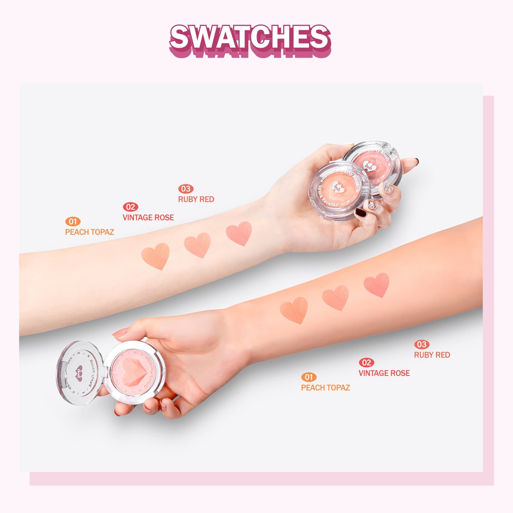 BNB barenbliss Spark-Tacular Party Blush Kosmetik Korea Blush On Pallete Make Up Tahan Lama