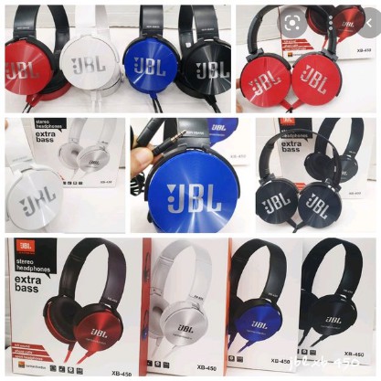 Headphone Headset Bando XB-450 XB 450 Extra Bass J