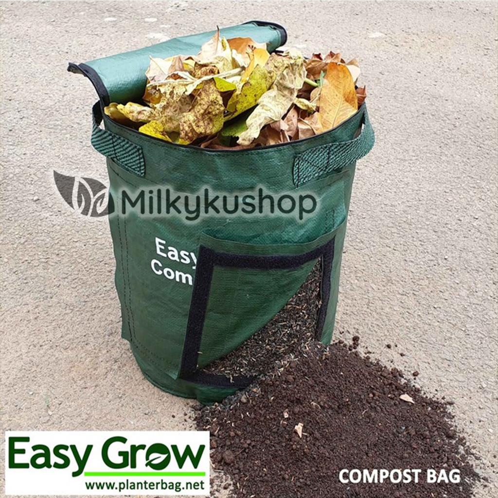 COMPOST BAG EASY GROW 80 LITER - HIJAU TAS KOMPOS