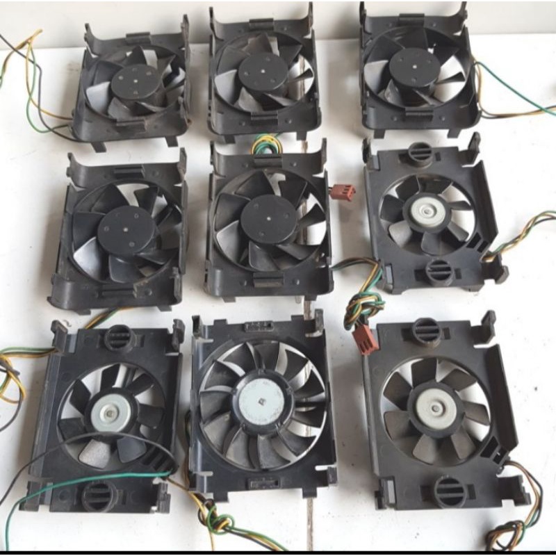 Dc 12v brushless fan built up ex processor compt desktop.- harga untuk 1pcs