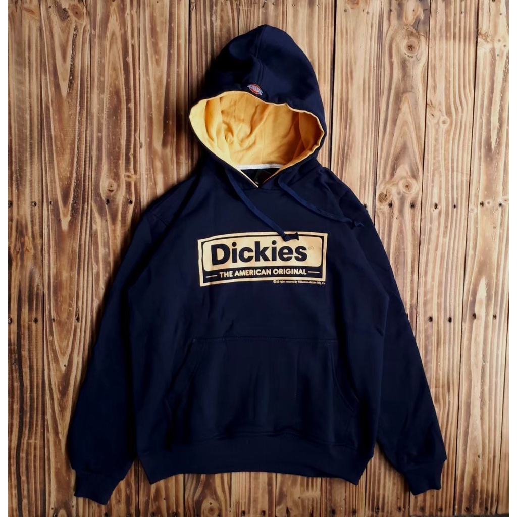 SWEATER HOODIE DICKIES VINTAGE AMERICAN BLUE NAVY AUTHENTIC