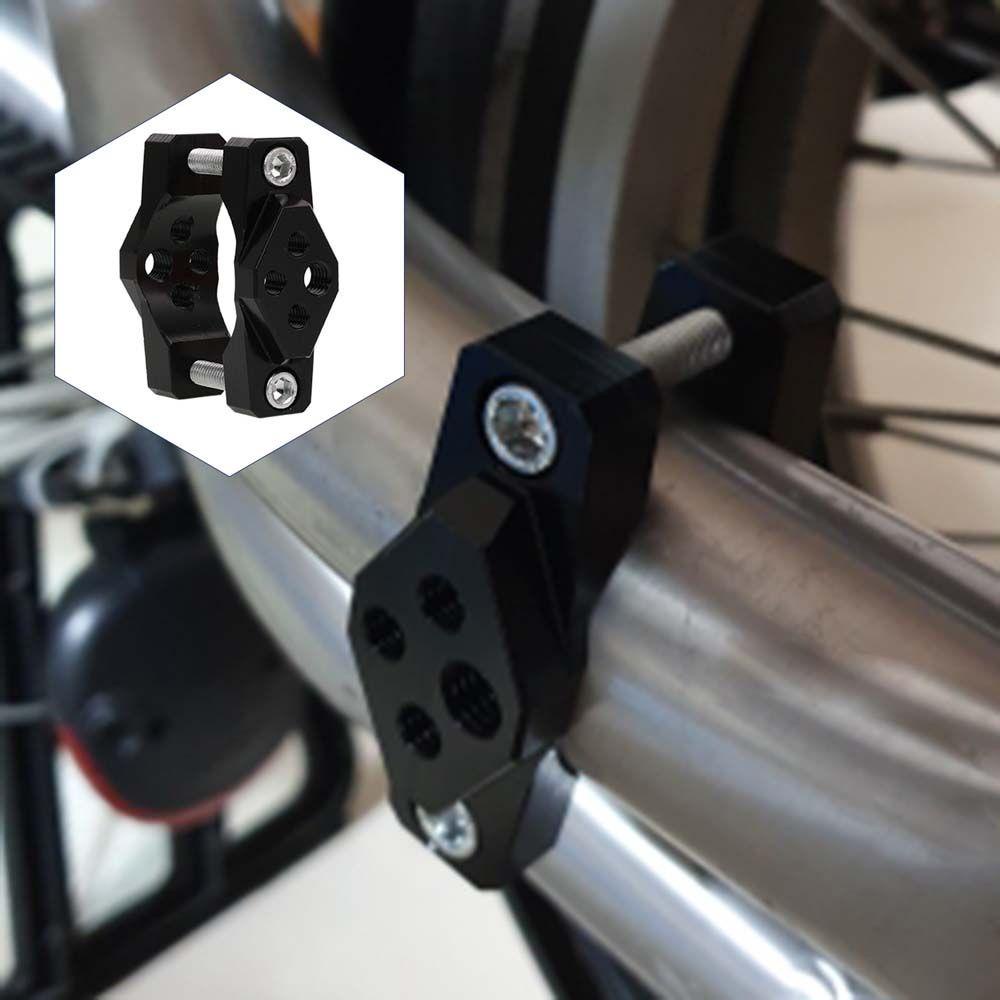 Lanfy Motor Stent Aluminium alloy Modifikasi Aksesoris Lampu Dekorasi Bumper Penjepit