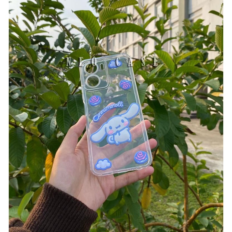 Case Vivo Y16 Y35 Y02S / Softcase Tranparan 3D Timbul Camera Protec Vivo Y16 Y35 Y02S / Case Vivo Y1