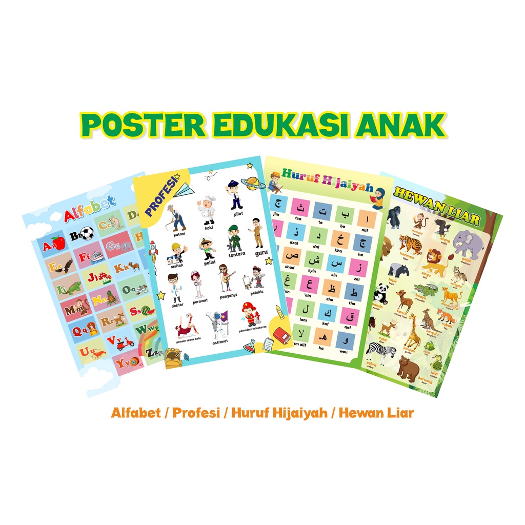

POSTER EDUKASI ANAK/KERTAS IVORY TEBAL