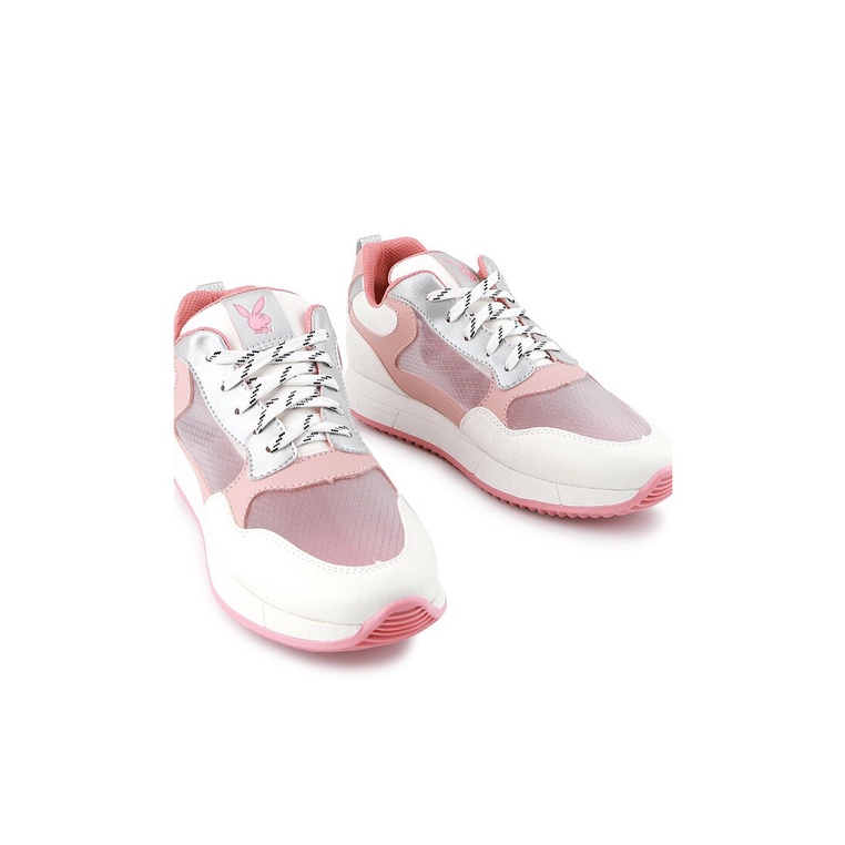 SEPATU SNEAKER PLAYBOY WANITA ORIGINAL CASUAL KETS BRANDED PINK PLW15