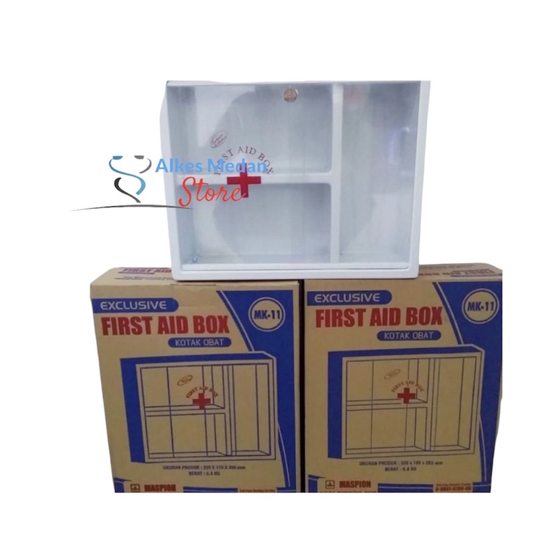 kotak obat P3K dinding maspion MK - 11 / BMA 18 First Aid Box