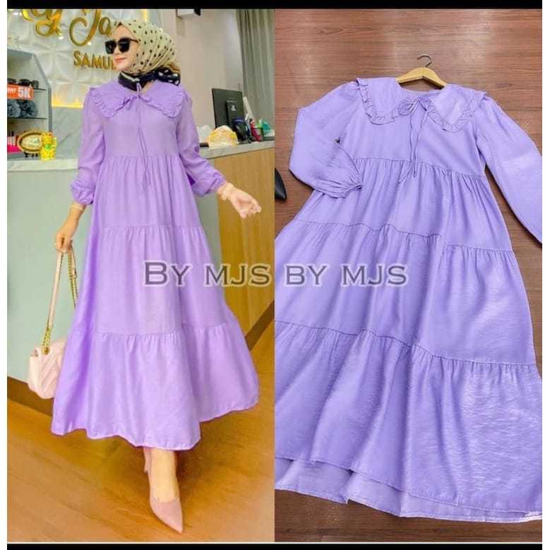 NAOMI MIDI DRESS TERBARU SIZE JUMBO