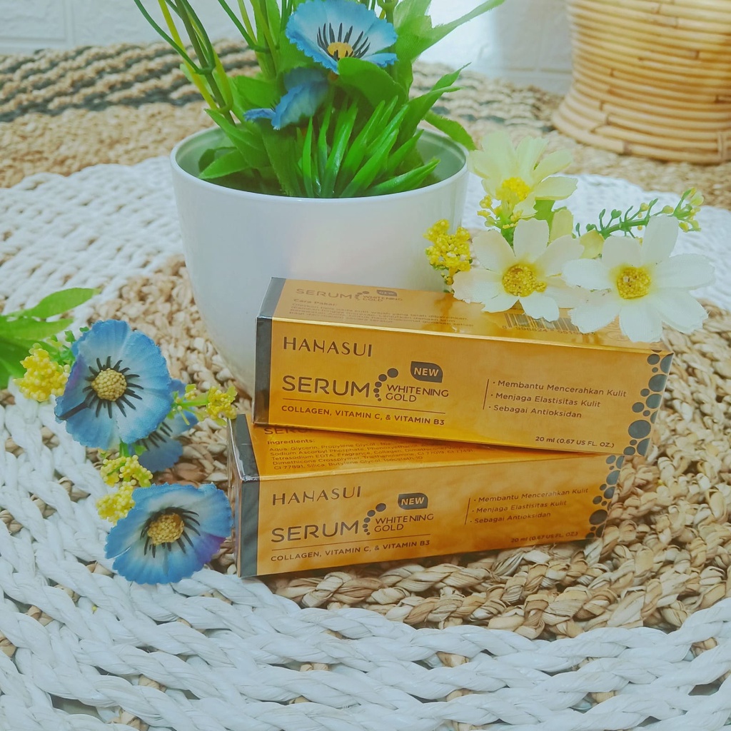 HANASUI SERUM WHITENING GOLD