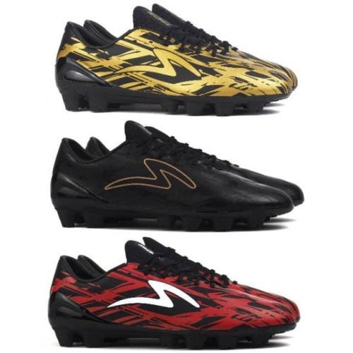Sepatu bola Specs Illuzion fg black/gold/red