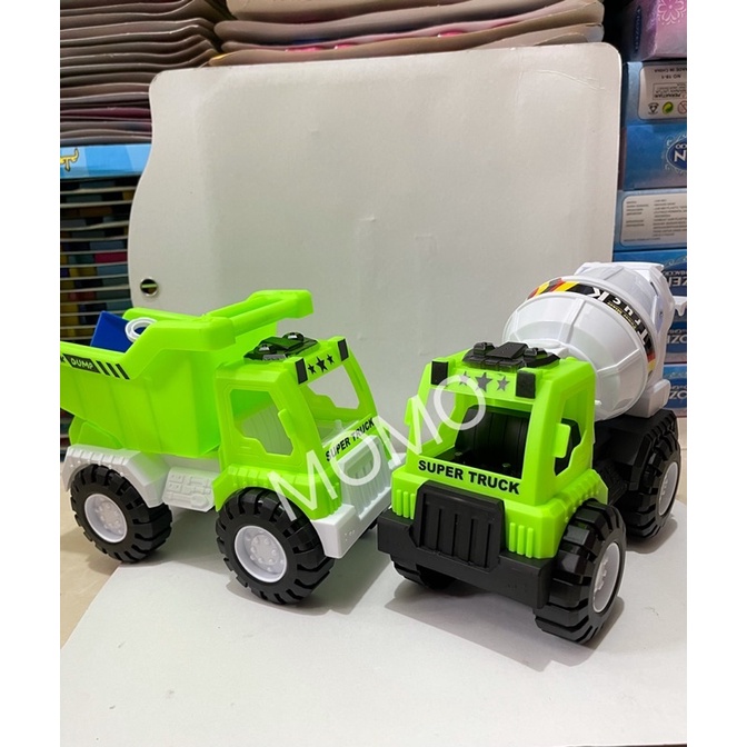 MAINAN SUPER TRUCK X DUMP - Heavy truck dump + Sand Toys (OPP)