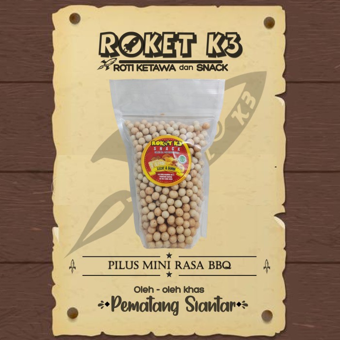 

Pilus Mini BBQ Makanan Ringan Snack Kerupuk Jajanan Cemilan Enak