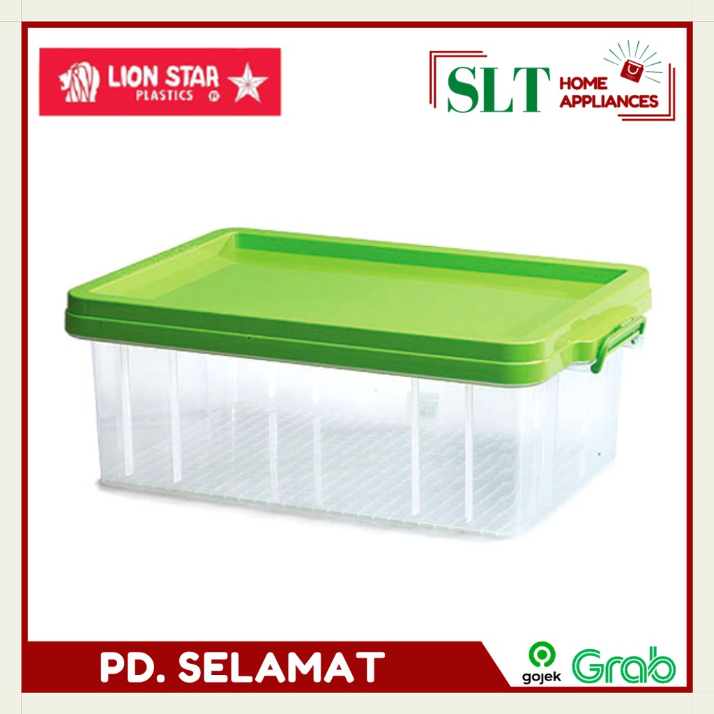 Kotak box container serbaguna Clear Box NO 20 Lion Star Kotak Plastik