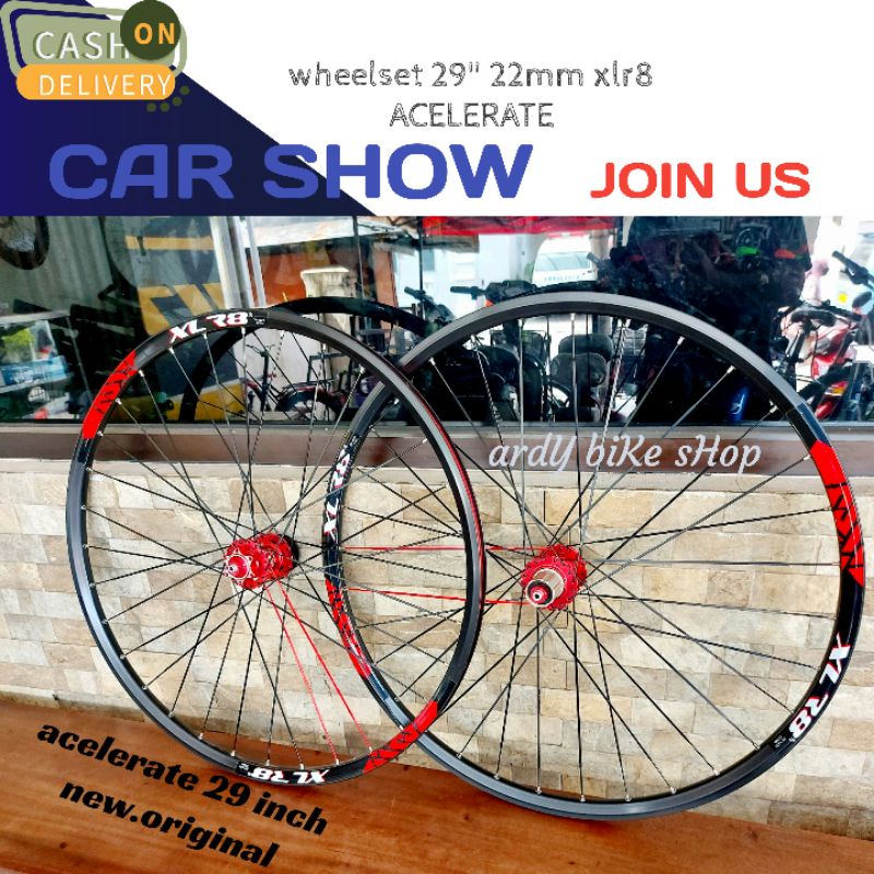 wheelset 29 inch er mtb xlr8 accelerate  bearing jangkrik keras murah