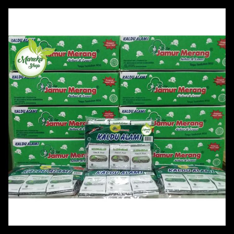 

Kaldu Alami Cap Jamur Merang Kemasan Sachet 1 Dus Terjamin