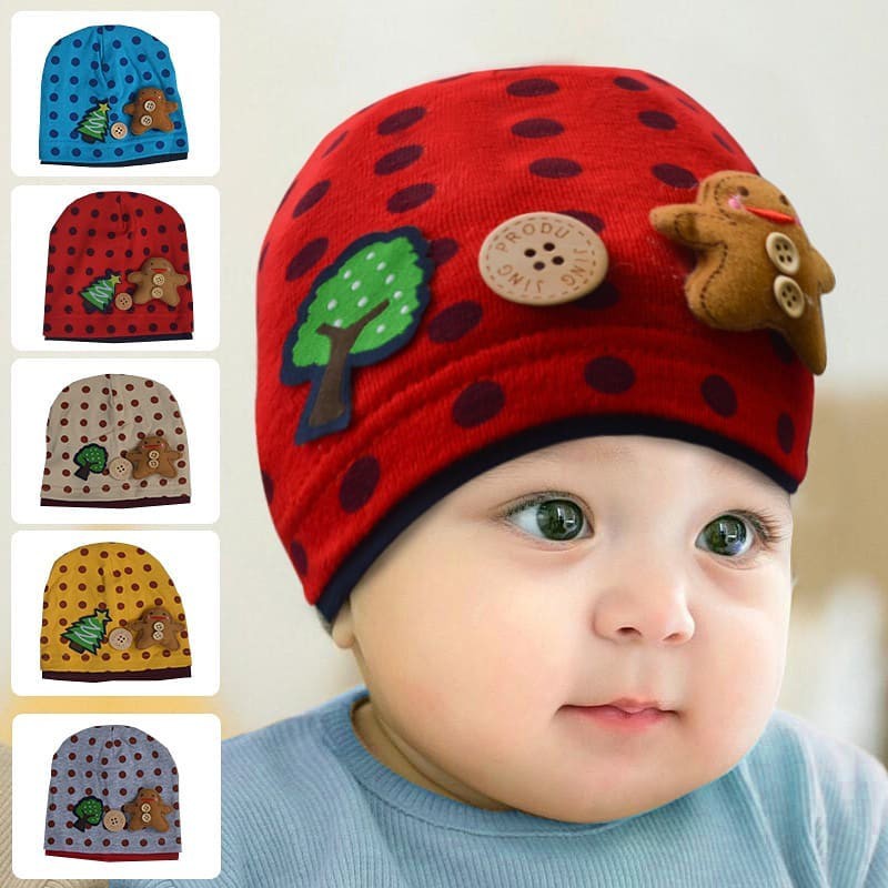 Grosir Topi baby bear import murah/topi baby/kupluk baby